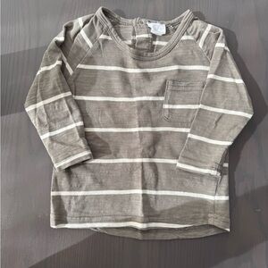 Jamie Kay Striped Long Sleeve Kids Shirt